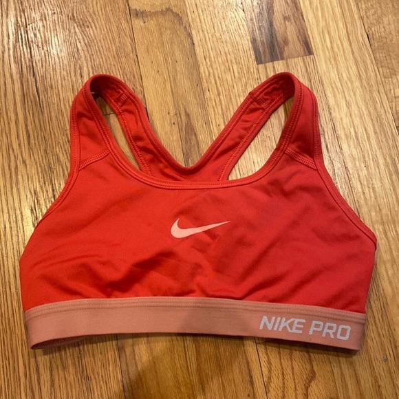 Nike red sports bra size XS - Picture 1 of 3